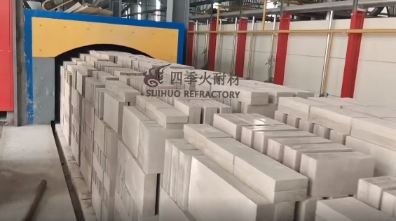 123米長，莫來石保溫磚隧道窯生產(chǎn)線